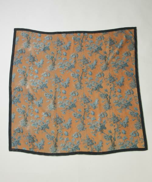 INED / イネド マフラー・ショール・スヌード・ストール | Classical Dahlia Scarfスカーフ《Tapis Noir》 | 詳細8