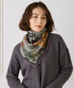 INED / イネド マフラー・ショール・スヌード・ストール | Classical Dani Scarf スカーフ《Tapis Noir》