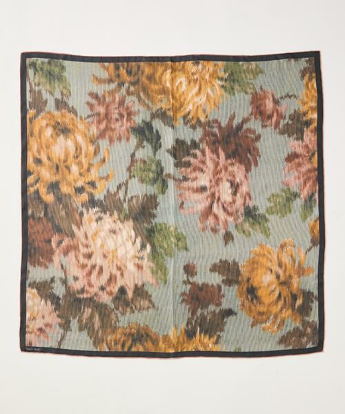 INED / イネド マフラー・ショール・スヌード・ストール | Classical Dani Scarf スカーフ《Tapis Noir》 | 詳細8