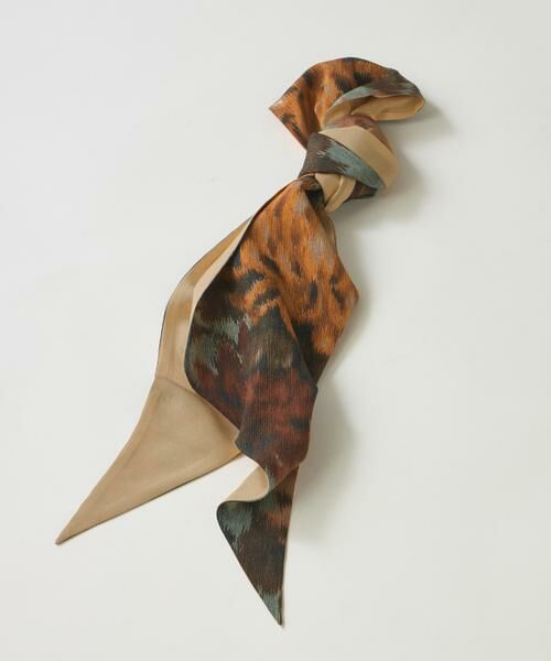 INED / イネド マフラー・ショール・スヌード・ストール | Slim Dani Scarfスリムスカーフ《Tapis Noir》 | 詳細3