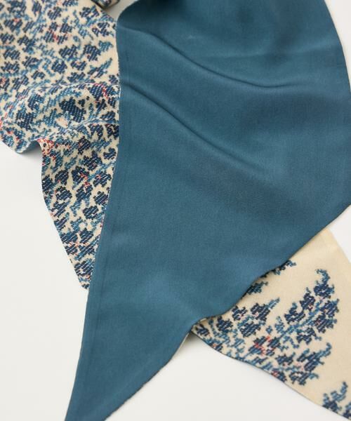 INED / イネド マフラー・ショール・スヌード・ストール | Slim Dina Scarf スリムスカーフ《Tapis Noir》 | 詳細6