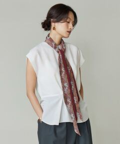 INED / イネド マフラー・ショール・スヌード・ストール | Slim Danica Scarf スリムスカーフ《Tapis Noir》