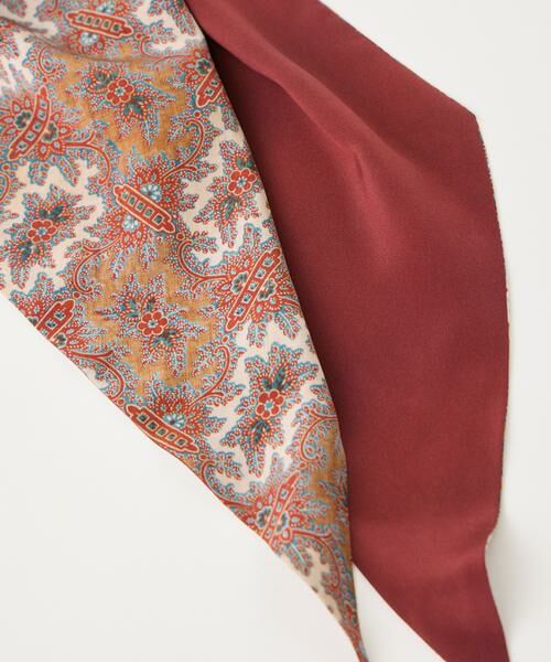 INED / イネド マフラー・ショール・スヌード・ストール | Slim Danica Scarf スリムスカーフ《Tapis Noir》 | 詳細4