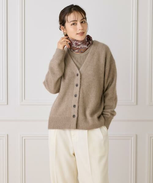 INED / イネド マフラー・ショール・スヌード・ストール | Slim Danica Scarf スリムスカーフ《Tapis Noir》 | 詳細9