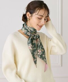 INED / イネド マフラー・ショール・スヌード・ストール | Slim Darcy Scarf スリムスカーフ《Tapis Noir》