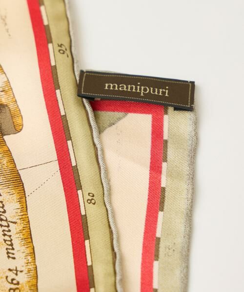 INED / イネド マフラー・ショール・スヌード・ストール | シルクスカーフ モノポリ《manipuri》 | 詳細3