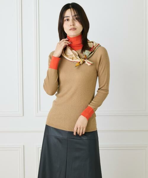 INED / イネド マフラー・ショール・スヌード・ストール | シルクスカーフ モノポリ《manipuri》 | 詳細7