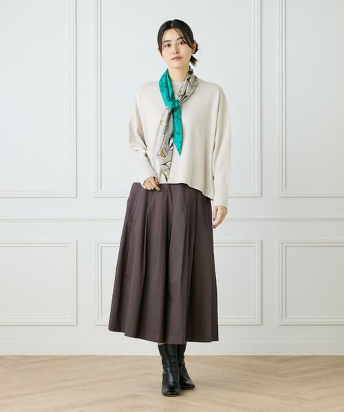 INED / イネド マフラー・ショール・スヌード・ストール | ダイヤ型スカーフ　クロスステッチバンダナ《manipuri》 | 詳細7