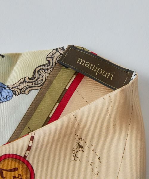 INED / イネド マフラー・ショール・スヌード・ストール | ダイヤ型スカーフ　アンティークレシピ《manipuri》 | 詳細6