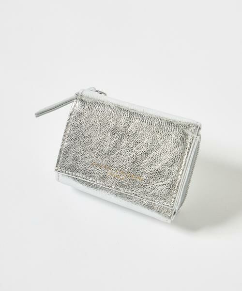 INED/イネド コンパクトウォレット《GIANNI CHIARINI》 シルバー 40