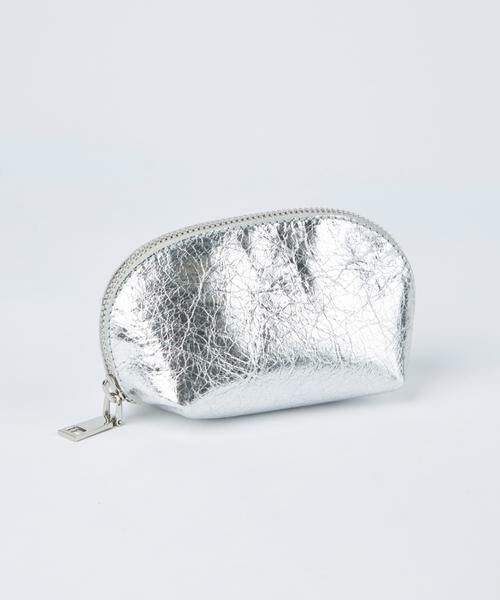 INED/イネド レザーポーチ《MARCO MASI》 シルバー 40 INED/イネド レザーポーチ《MARCO MASI》 シルバー 40