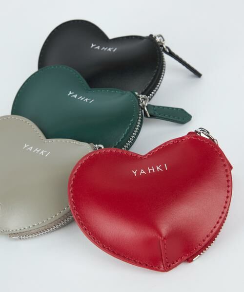 INED / イネド 財布・コインケース・マネークリップ | W FACEレザーマルチケース　ハート《YAHKI》 | 詳細7