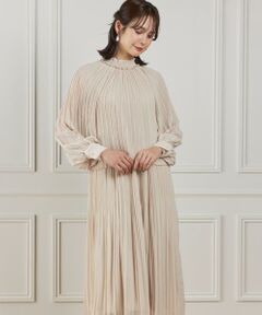 INED / イネド ミニ丈・ひざ丈ワンピース | シフォンプリーツワンピース