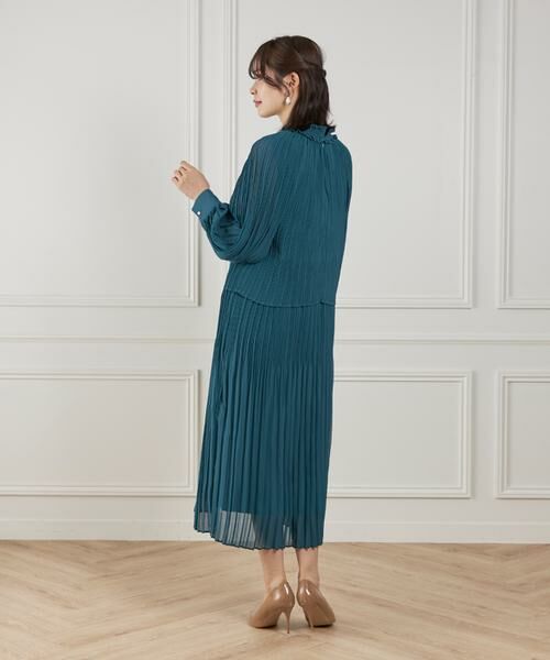 INED / イネド ミニ丈・ひざ丈ワンピース | シフォンプリーツワンピース | 詳細5