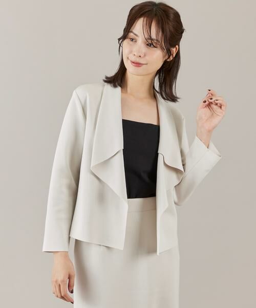 INED / イネド その他アウター | ダンボールニットショートジャケット | 詳細1