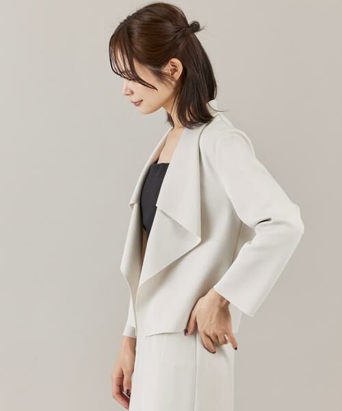 INED / イネド その他アウター | ダンボールニットショートジャケット | 詳細10