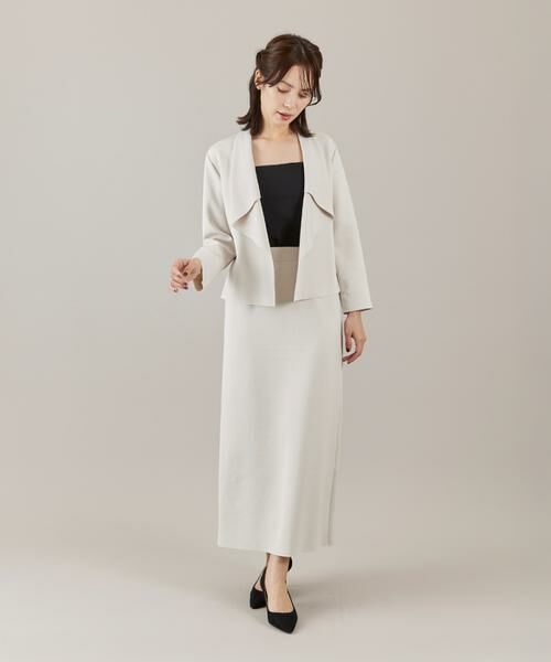 INED / イネド その他アウター | ダンボールニットショートジャケット | 詳細2