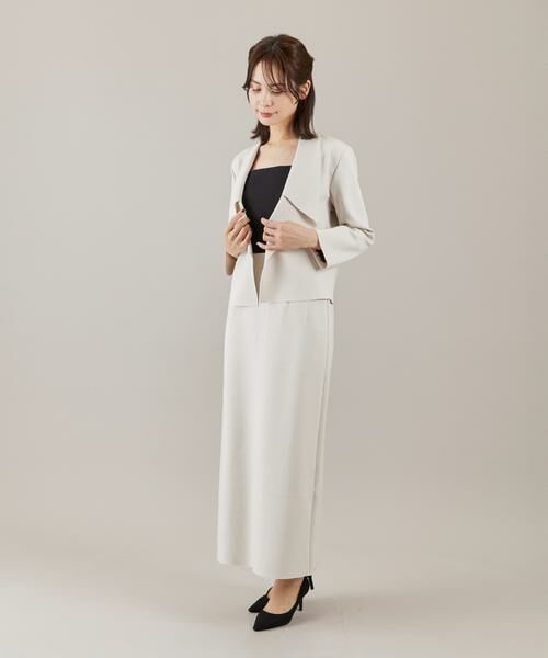 INED / イネド その他アウター | ダンボールニットショートジャケット | 詳細3