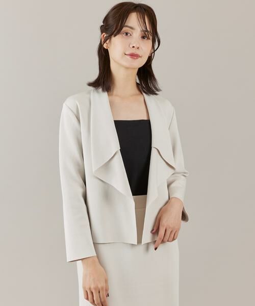 INED / イネド その他アウター | ダンボールニットショートジャケット | 詳細9