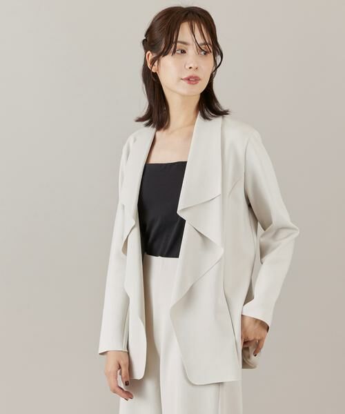 INED / イネド その他アウター | ダンボールニットロングジャケット | 詳細13