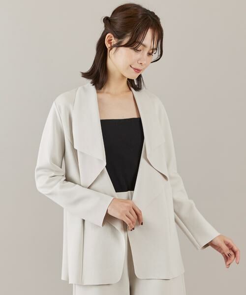 INED / イネド その他アウター | ダンボールニットロングジャケット | 詳細22