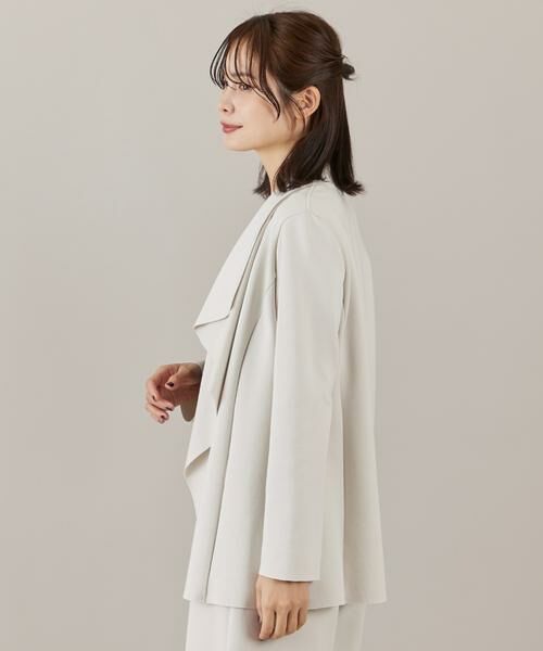 INED / イネド その他アウター | ダンボールニットロングジャケット | 詳細23