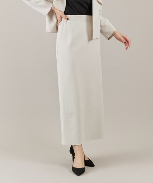 INED / イネド ミニ・ひざ丈スカート | ダンボールニットタイトスカート | 詳細1