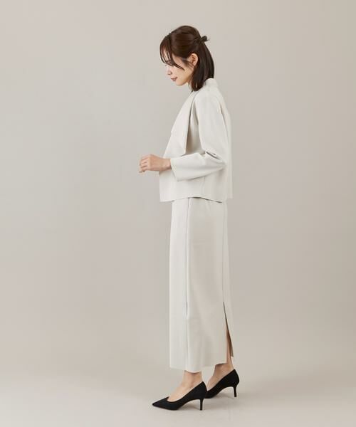 INED / イネド ミニ・ひざ丈スカート | ダンボールニットタイトスカート | 詳細4