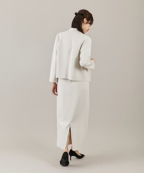 INED / イネド ミニ・ひざ丈スカート | ダンボールニットタイトスカート | 詳細5