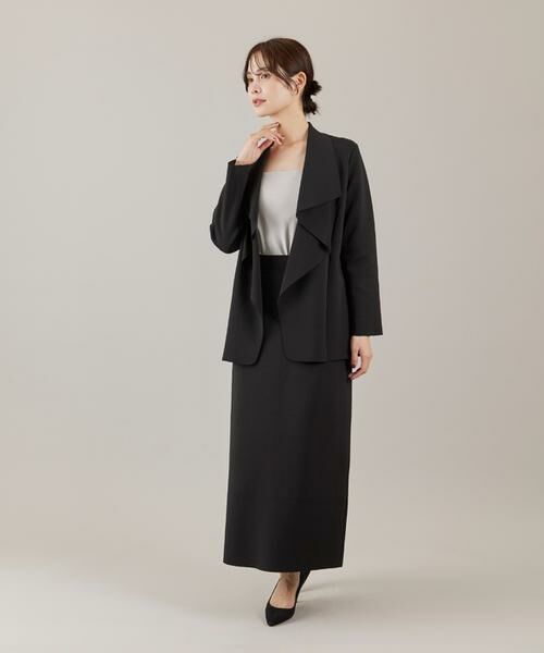 INED / イネド ミニ・ひざ丈スカート | ダンボールニットタイトスカート | 詳細6