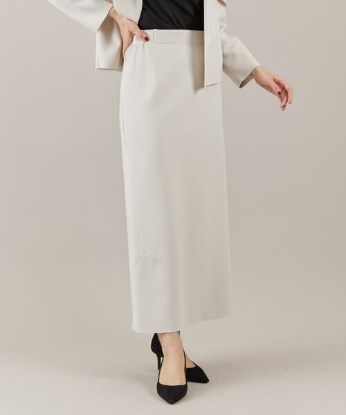 INED / イネド ミニ・ひざ丈スカート | ダンボールニットタイトスカート | 詳細9