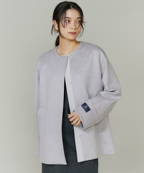 INED / イネド その他アウター | 《CONTESSA》カシミヤノーカラーショートコート　 | 詳細1