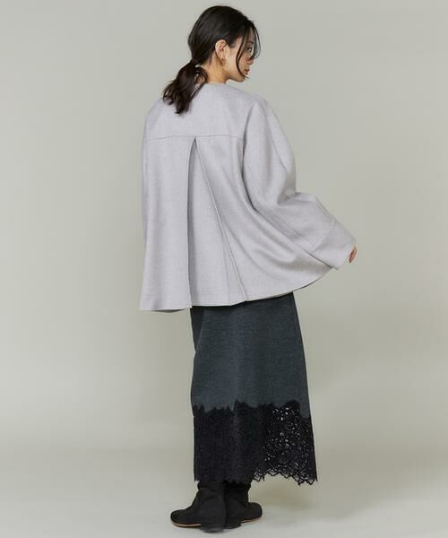 INED / イネド その他アウター | 《CONTESSA》カシミヤノーカラーショートコート　 | 詳細7