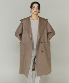 INED / イネド その他アウター | 《CONTESSA》カシミヤフーデットコート