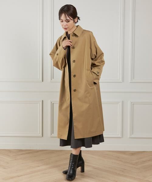 INED / イネド ステンカラーコート | コクーンシルエットステンカラーコート《Aquascutum》 | 詳細2