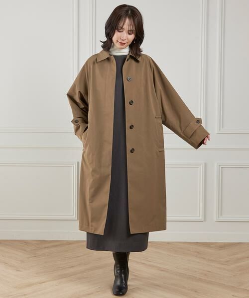 INED / イネド ステンカラーコート | コクーンシルエットステンカラーコート《Aquascutum》 | 詳細8