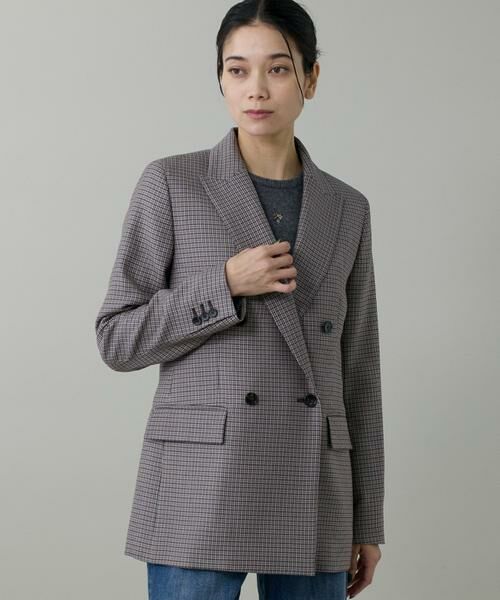 INED / イネド その他アウター | 《大きいサイズ》定番ダブルブレストジャケット | 詳細1