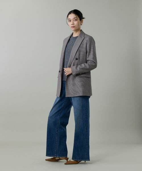 INED / イネド その他アウター | 《大きいサイズ》定番ダブルブレストジャケット | 詳細3