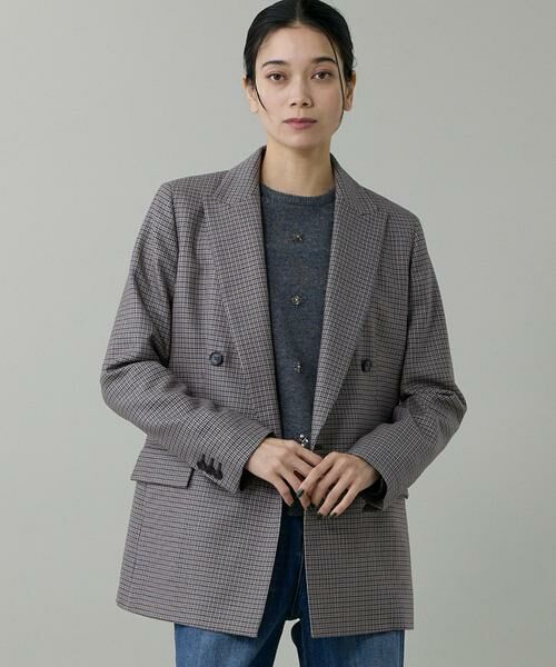 INED / イネド その他アウター | 《大きいサイズ》定番ダブルブレストジャケット | 詳細9