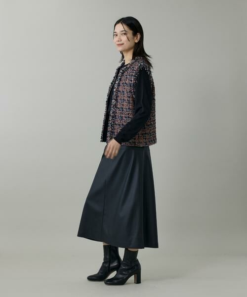 INED / イネド その他アウター | 《大きいサイズ》ツイードジレ《TOURNIER/トゥルニエ》 | 詳細3