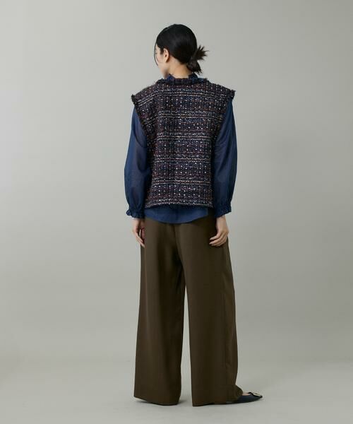 INED / イネド その他アウター | 《大きいサイズ》ツイードジレ《TOURNIER/トゥルニエ》 | 詳細9