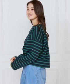 INED / イネド Tシャツ | ボーダードルマンスリーブカットソー《Le Minor》