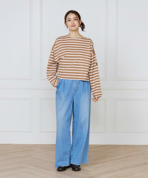 INED / イネド Tシャツ | ボーダードルマンスリーブカットソー《Le Minor》 | 詳細2