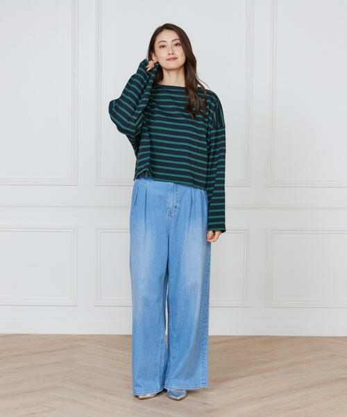 INED / イネド Tシャツ | ボーダードルマンスリーブカットソー《Le Minor》 | 詳細5