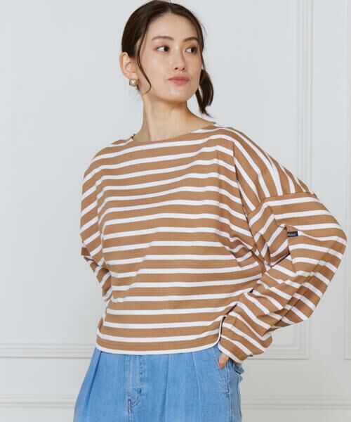 INED / イネド Tシャツ | ボーダードルマンスリーブカットソー《Le Minor》 | 詳細8