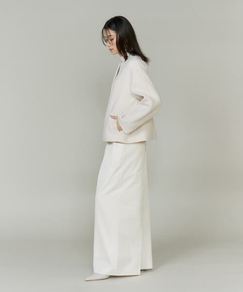 INED / イネド その他アウター | ノーカラーショートコート | 詳細5