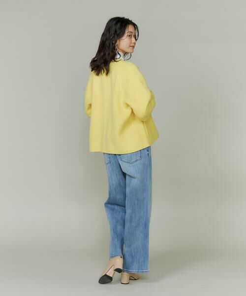 INED / イネド その他アウター | ノーカラーショートコート | 詳細17