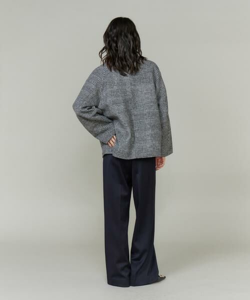 INED / イネド その他アウター | ノーカラーショートコート | 詳細23