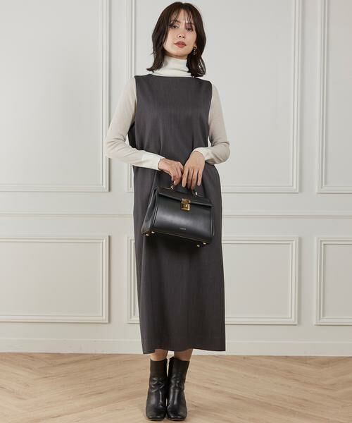 INED / イネド ロング・マキシ丈ワンピース | ボートネックワンピース　　 | 詳細10