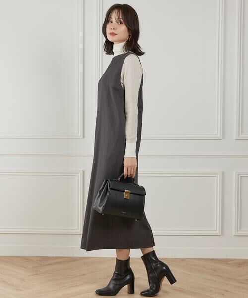 INED / イネド ロング・マキシ丈ワンピース | ボートネックワンピース　　 | 詳細11